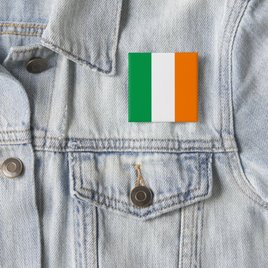 Irische Flagge Button (Beispiel)
