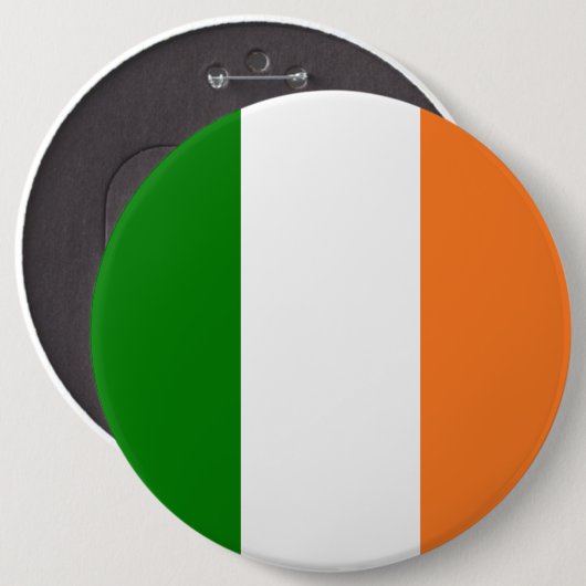 irische Flagge Button (Vorne & Hinten)