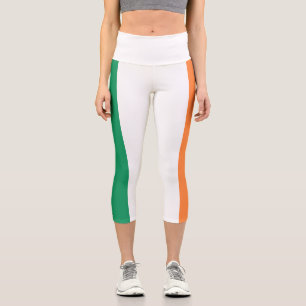 Irische Flagge Capri Leggings