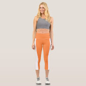 Irische Flagge Capri Leggings (Vorderseite)