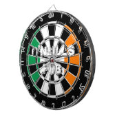 Irische Flagge Dartboard Design für Pub oder Man C Dartscheibe (Vorderseite rechts)