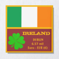 irische Flagge, Dublin & Irland, Reisen/Sportfans