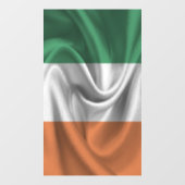Irische Flagge Fensteraufkleber (Blatt)