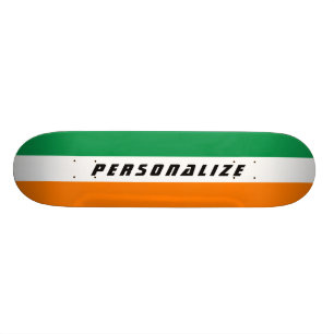 Irische Flagge fertigen Skateboardplattform Skateboard