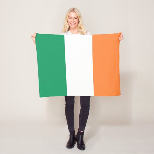 Irische Flagge Fleecedecke (Beispiel)