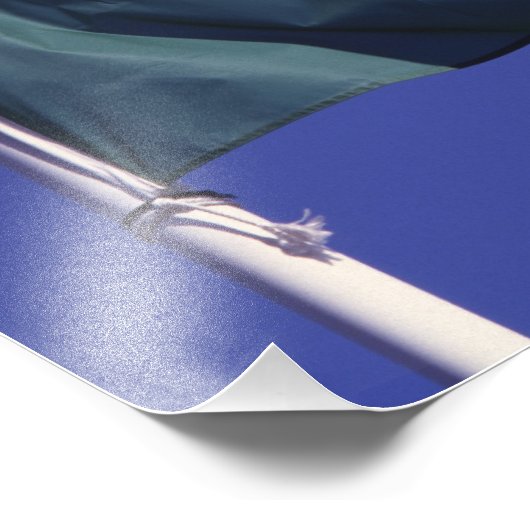 irische Flagge Fotodruck (Ecke)