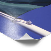 irische Flagge Fotodruck (Ecke)