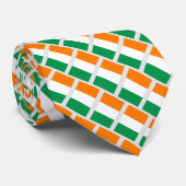 Irische Flagge für den Nackenholz Krawatte (Gerollt)