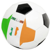 irische Flagge Fußball (Dreiviertel)