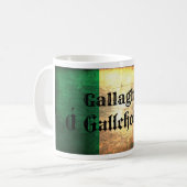 Irische Flagge Gallagher Kaffeetasse (Vorderseite Links)