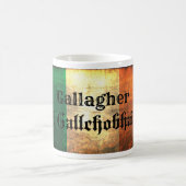 Irische Flagge Gallagher Kaffeetasse (Mittel)