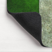 Irische Flagge gealterter Stahleffekt Mousepad (Ecke)