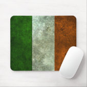 Irische Flagge gealterter Stahleffekt Mousepad (Mit Mouse)