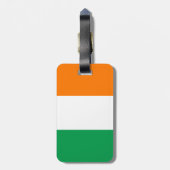 Irische Flagge Gepäckanhänger (Rückseite vertikal)
