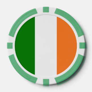 Irische Flagge Gesamt Pokerchips