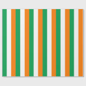 Irische Flagge Geschenkpapier (Flach)