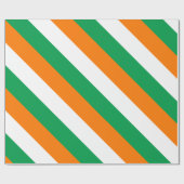 Irische Flagge Geschenkpapier (Flach)