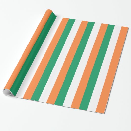 Irische Flagge Geschenkpapier (Ungerollt)