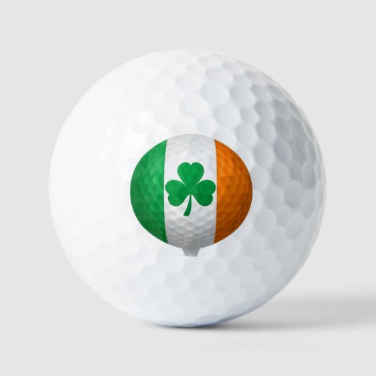 Irische Flagge Golfball (Vorderseite)