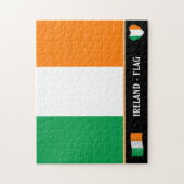irische Flagge / irisches Land / Irland Puzzle (Vertikal)