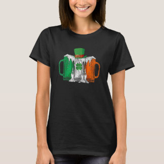 Irische Flagge Irland Bier St. Patrick's Day Trink T-Shirt