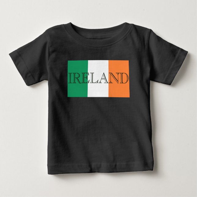 Irische Flagge Irland eim Baby T-shirt (Vorderseite)