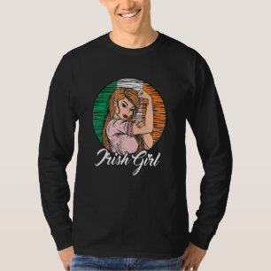 Irische Flagge Irland Irisches Mädchen T-Shirt