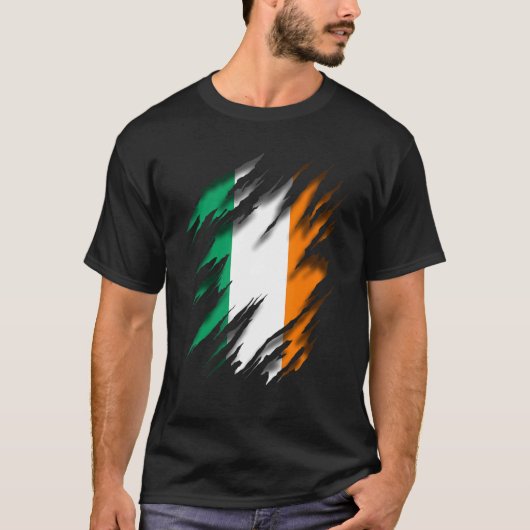 irische Flagge Irlands 1 T-Shirt (Vorderseite)