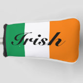 Irische Flagge Irlands Custom Golf Head Socks Headcover (Vorderseite)