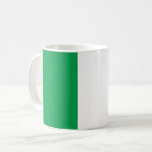 (Irische) Flagge Irlands Kaffeetasse (Vorderseite Links)