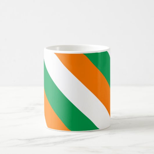 irische Flagge Kaffeetasse (Mittel)