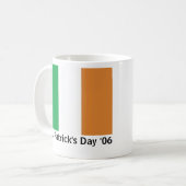 Irische Flagge Kaffeetasse (Vorderseite Links)