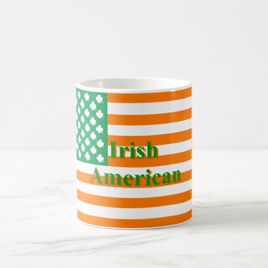 Irische Flagge Kaffeetasse (Mittel)