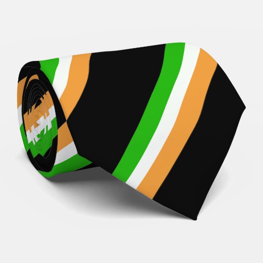 Irische Flagge Krawatte (Gerollt)