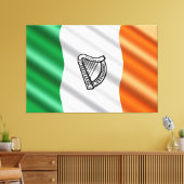 irische Flagge Leinwanddruck (Insitu (Wohnzimmer))
