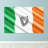 irische Flagge Leinwanddruck (Insitu (Holzboden))