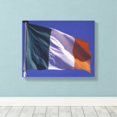 irische Flagge Leinwanddruck (Insitu (Holzboden))