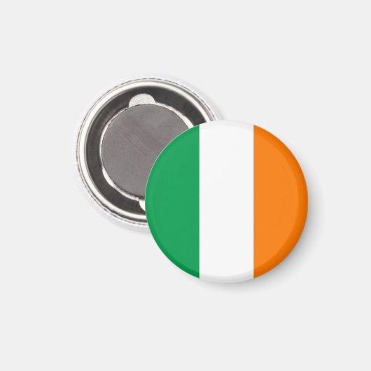 Irische Flagge Magnet (Vorderseite/Rückseite)