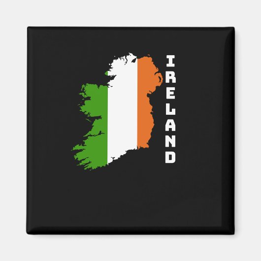 Irische Flagge Magnet (Vorne)