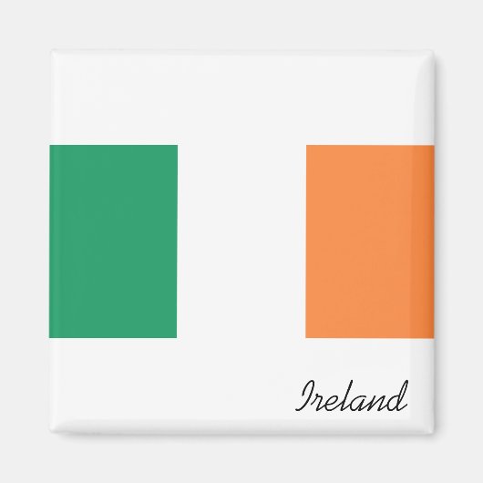 irische Flagge Magnet (Vorne)
