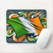 Irische Flagge-Mauspad Mousepad (Mit Mouse)