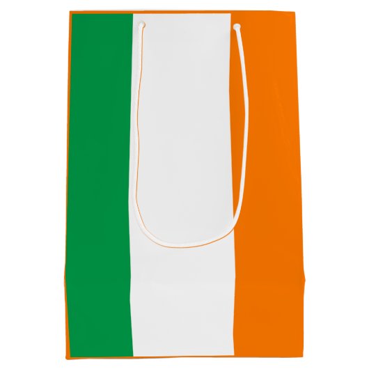 irische Flagge Mittlere Geschenktüte (Rückseite)