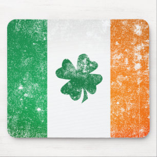Irische Flagge Mousepad