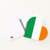 Irische Flagge Notizblock (Innenseite)