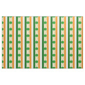 Irische Flagge/Orange, Kleeblätter, Harnsteine Stoff (Fat Quarter (45,7 x 55,9 cm))