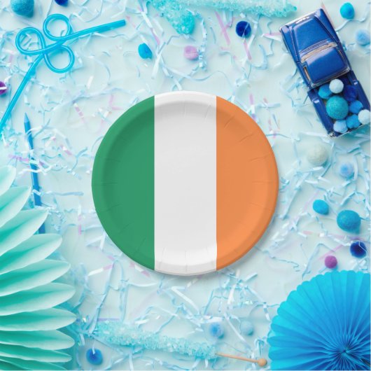 Irische Flagge Pappteller (Party)