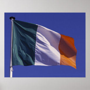 irische Flagge Poster