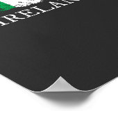 Irische Flagge Poster (Ecke)