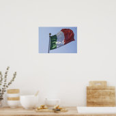 irische Flagge Poster (Küche)