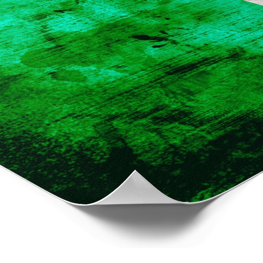 irische Flagge Poster (Ecke)